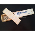 Customized Wooden Box logo Domino set